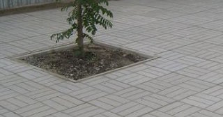 Качественная тротуарная плитка серого цвета в Белорецке в октябре