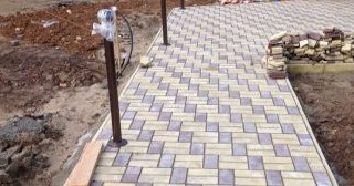 Укладка тротуарной плитки под ключ в Белорецке в октябре