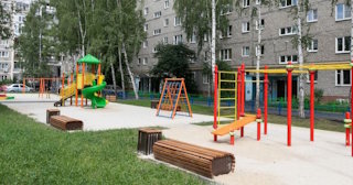 Благоустройство детской площадки во дворе от 1926 руб. в Белорецке