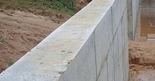Строительство подпорной стенки из бетона в Белорецке в октябре